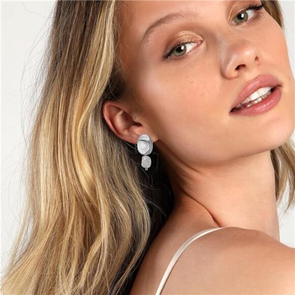 ✨ Silver Pearl Drop Earrings | Hypoallergenic & Elegant Gift Box Set ✨ - Picture 3 of 3